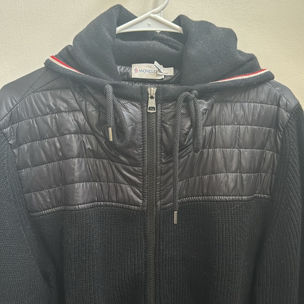 MONCLER men’s zip up sweater size‎ XXL - Picture 2 of 5